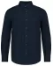 K521 - Kinder poplin overhemd lange mouwen Navy