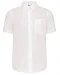 K520 - Kinder poplin overhemd korte mouwen White