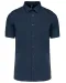 K531 - Heren stretch overhemd korte mouwen Navy