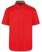 K587 - Katoenen herenoverhemd met korte mouwen "Ariana" Red