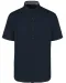 K587 - Katoenen herenoverhemd met korte mouwen "Ariana" Navy