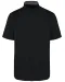 K587 - Katoenen herenoverhemd met korte mouwen "Ariana" Black