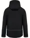 K650 - Gewatteerde softshell herenparka met capuchon Black