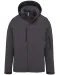 K650 - Gewatteerde softshell herenparka met capuchon Titanium