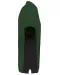 K232 - Tweekleurige piquépolo korte mouwen heren Forest Green / Black