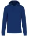 K4027 - Ecologische herensweater met capuchon True Indigo