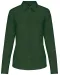 K549 - Overhemd in onderhoudsvriendelijk polykatoen-popeline dames Forest Green