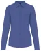 K549 - Overhemd in onderhoudsvriendelijk polykatoen-popeline dames Cobalt Blue