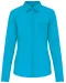 K549 - Overhemd in onderhoudsvriendelijk polykatoen-popeline dames Bright Turquoise