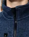 K9107 - Heather damesvest met rits Dark Grey Melange