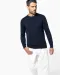 K967 - Herenpullover met ronde hals Black