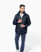 K632 - Gevoerde windbreaker heren Navy