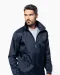 K632 - Gevoerde windbreaker heren Navy