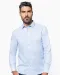 K595 - Heren overhemd Oxford lange mouwen Oxford Blue