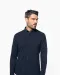 K508 - Piqué overhemd lange mouwen Navy
