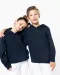 K4014 - Unisex kindersweater met contrasterende capuchon met motief Black / Skate Graffiti