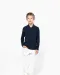 K269 - Kinderpolo lange mouwen Black