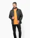K639 - Herenjack met afneembare mouwen Black / Orange