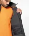 K639 - Herenjack met afneembare mouwen Black / Orange
