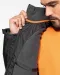 K639 - Herenjack met afneembare mouwen Black / Orange