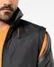 K639 - Herenjack met afneembare mouwen Black / Orange