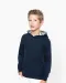 K4014 - Unisex kindersweater met contrasterende capuchon met motief Black / Skate Graffiti