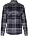 K579 - Geruit overshirt met sherpavoering Storm Grey / Navy checked