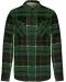 K579 - Geruit overshirt met sherpavoering Forest Green / Black Checked