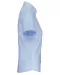 K536 - Dames Oxford blouse korte mouwen Oxford Blue