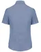 K536 - Dames Oxford blouse korte mouwen Oxford Cobalt Blue