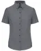 K536 - Dames Oxford blouse korte mouwen Oxford Shadow Navy