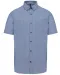 K535 - Heren Oxford overhemd korte mouwen Oxford Cobalt Blue