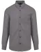 K533 - Heren Oxford overhemd lange mouwen Oxford Silver