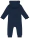 K830 - Babypakje met capuchon Navy / Oxford Grey