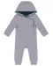 K830 - Babypakje met capuchon Oxford Grey / Navy