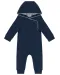 K830 - Babypakje met capuchon Navy / Oxford Grey