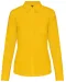 K549 - Overhemd in onderhoudsvriendelijk polykatoen-popeline dames Yellow