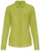 K549 - Overhemd in onderhoudsvriendelijk polykatoen-popeline dames Burnt Lime