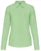 K549 - Overhemd in onderhoudsvriendelijk polykatoen-popeline dames Pistachio Green