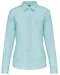 K549 - Overhemd in onderhoudsvriendelijk polykatoen-popeline dames Ice Mint