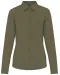 K549 - Overhemd in onderhoudsvriendelijk polykatoen-popeline dames Light khaki