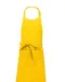 K885 - Katoenen schort met zak Yellow