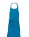 K885 - Katoenen schort met zak Tropical Blue