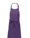 K885 - Katoenen schort met zak Purple