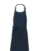 K885 - Katoenen schort met zak Navy