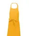 K885 - Katoenen schort met zak Mustard