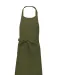K885 - Katoenen schort met zak Light khaki