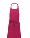 K885 - Katoenen schort met zak Fuchsia