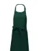 K885 - Katoenen schort met zak Bottle Green