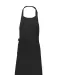 K885 - Katoenen schort met zak Black